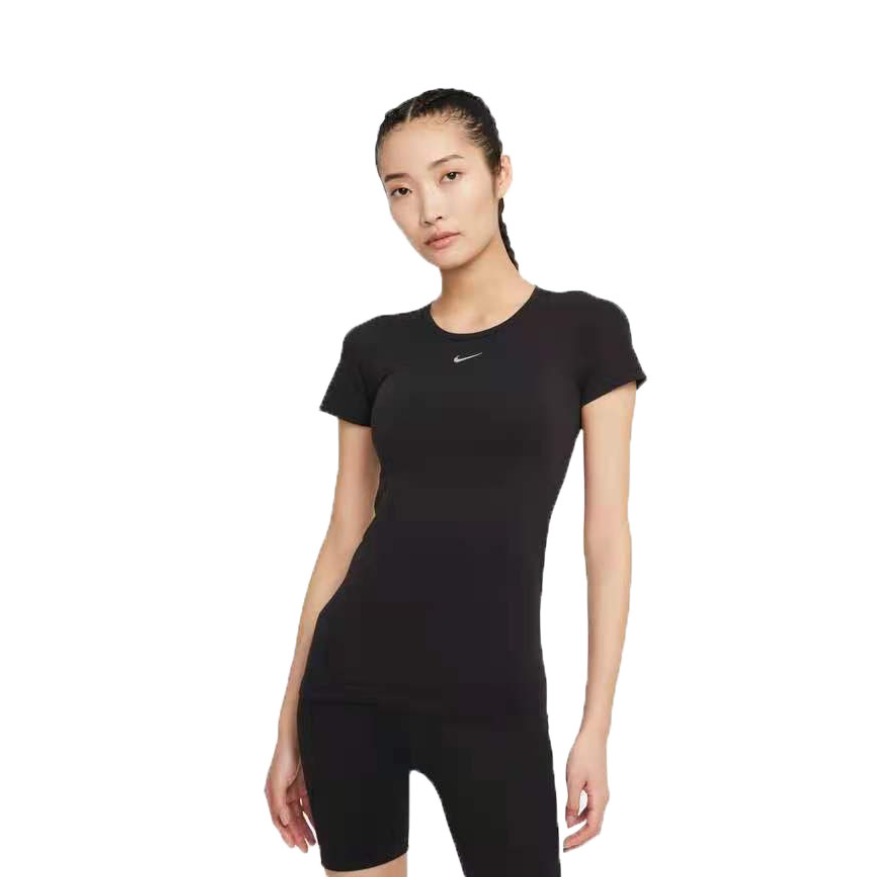 Nike 女装 DRI-FIT ADV AURA 跑步健身圆领上衣运动短袖透气T恤 DD0589