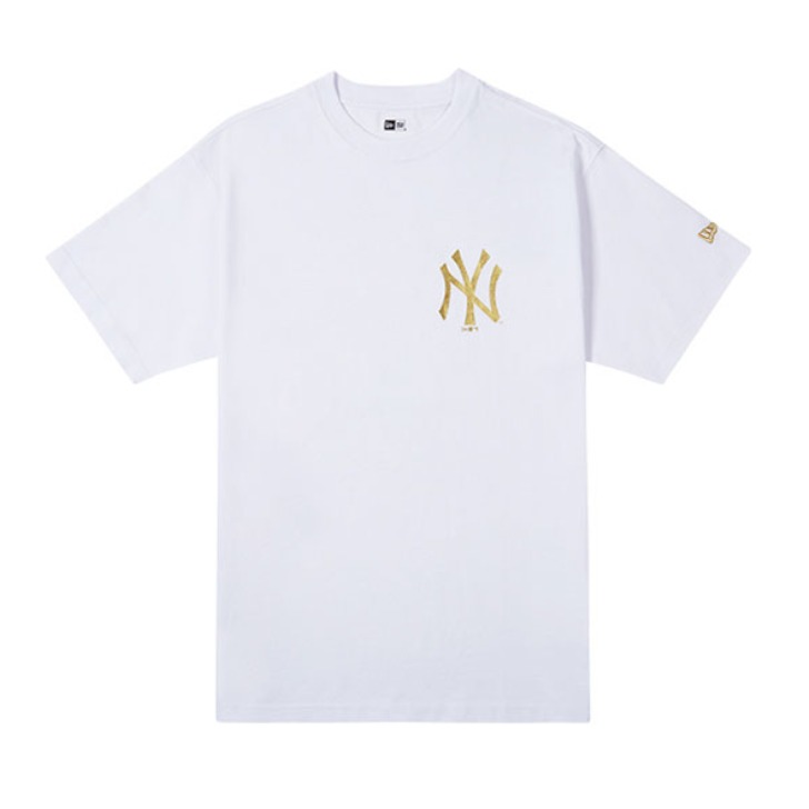 MLB 休闲宽松洋基道奇NYLA短袖T恤 男女同款 12845013