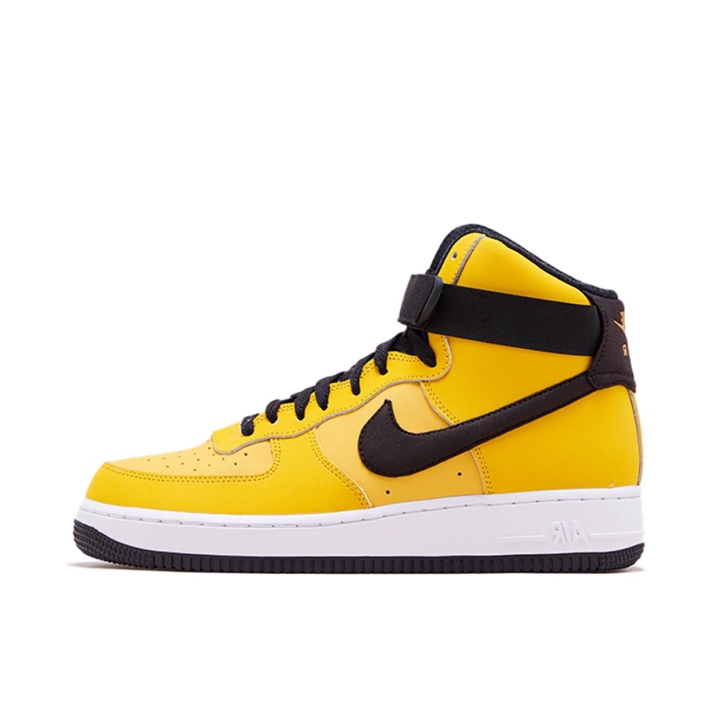 推荐商品：Nike Air Force 1 空军一号 板鞋 轻便舒适百搭耐磨防滑复古 Black/Yellow 黄黑白