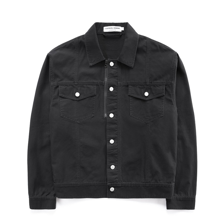 ESSENSAL 宽松复古短款工装外套 男女同款 591501