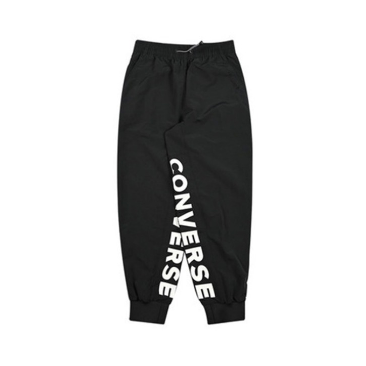 Converse 梭织透气运动内侧字母印花休闲长裤 10020008
