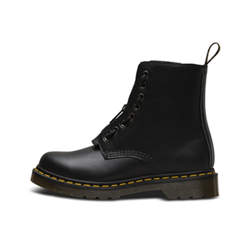 推荐商品：Dr.Martens 马汀博士 1460 英伦风 复古时尚 软皮光面 舒适保暖 百搭休闲 马丁靴 黑色/前拉链