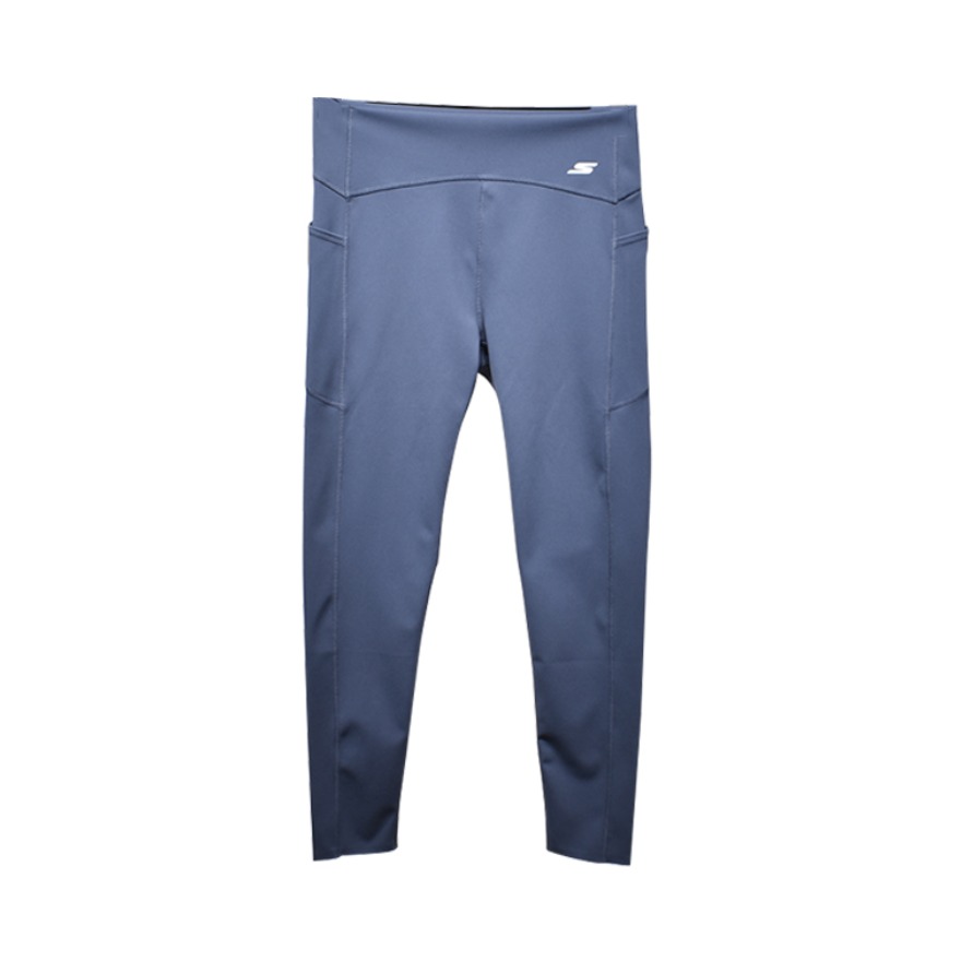 Skechers 休闲跑步健身弹力修身打底运动长裤 女装 P121W038