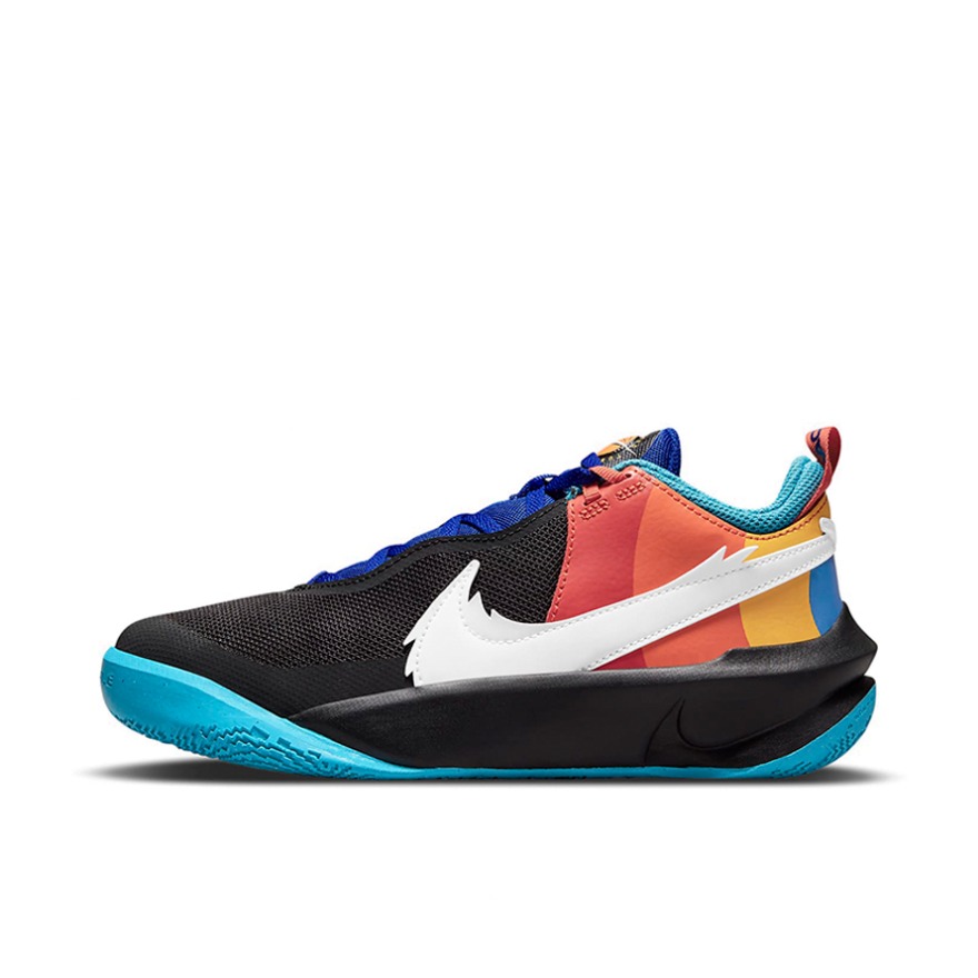 推荐商品：Nike Team Hustle D 10 复古百搭 舒适透气 减震 防滑耐磨 实战 篮球鞋 Space Jam联名/GS/黑色/橙色