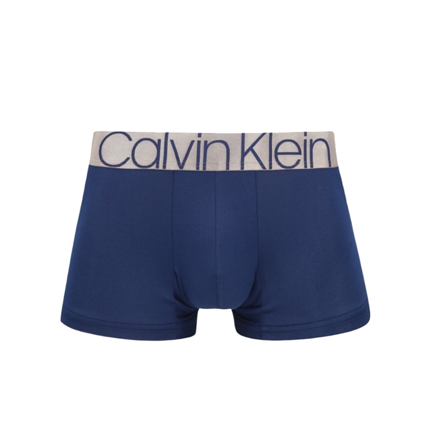Calvin Klein/卡文克莱 透气贴身低腰宽边国内中腰速干冰丝细滑光泽炫光引力带防夹臀平角四角内裤 NB2540
