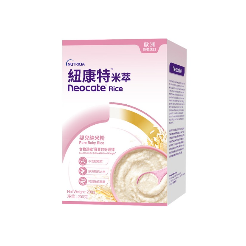 推荐商品：纽康特/Neocate 米萃无敏强化铁大米米粉米糊宝宝零食营养低敏