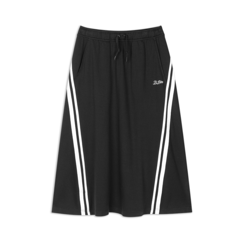 Skechers 女装 针织简约半身运动短裙 L120W055