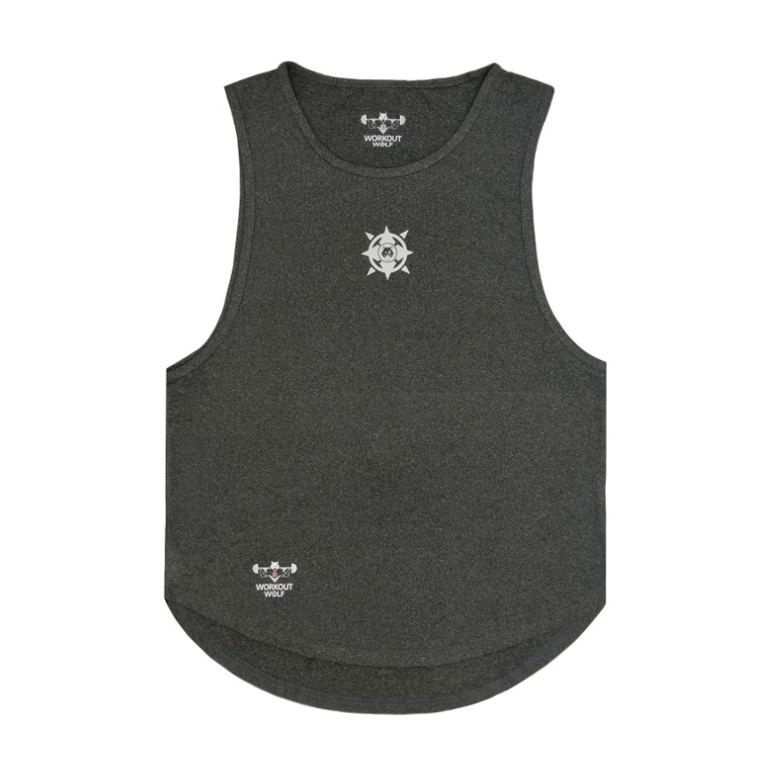 WORKOUT WOLF篮球跑步无袖速干T恤