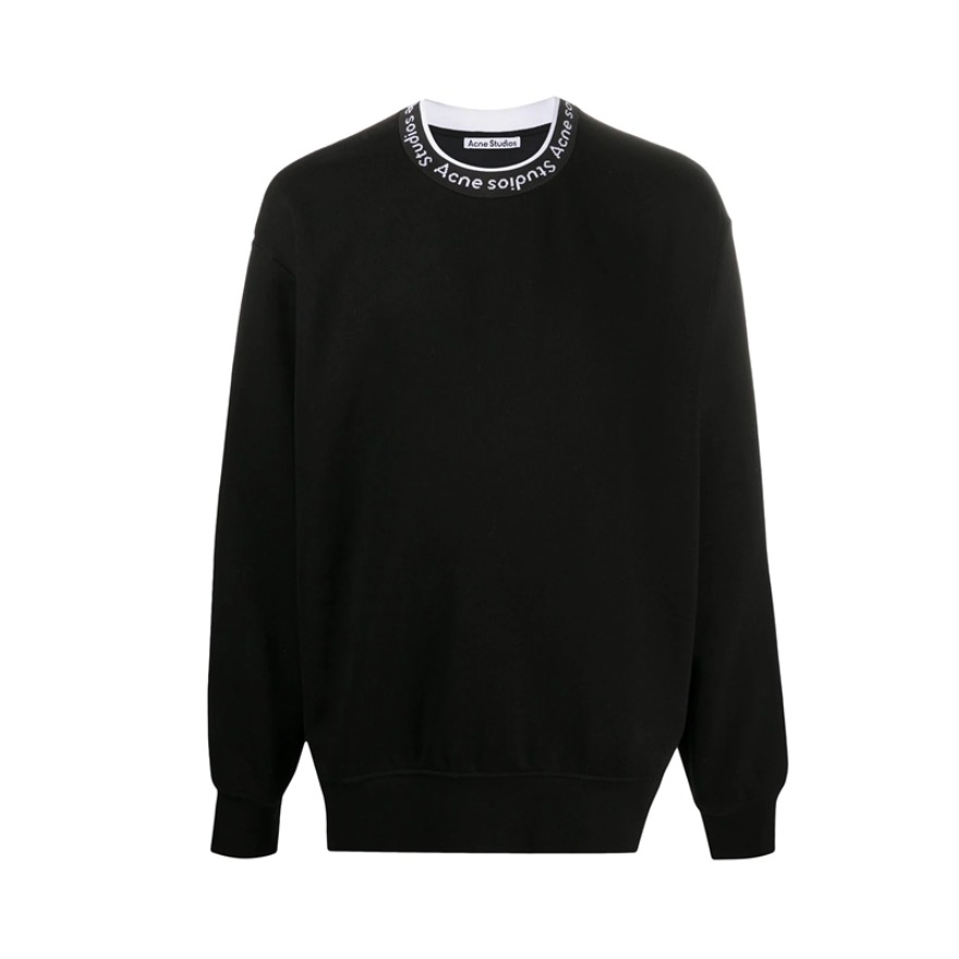 Acne Studios 徽标领口圆领套头卫衣 男女同款 BI0078-900