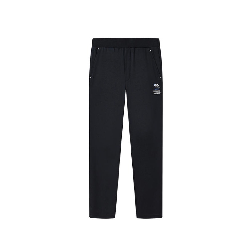 FILA 男士直筒运动休闲针织长裤 F11M138605F