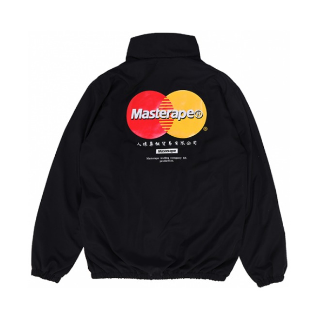 Masterape 万事达防水拉链运动夹克风衣 男女同款