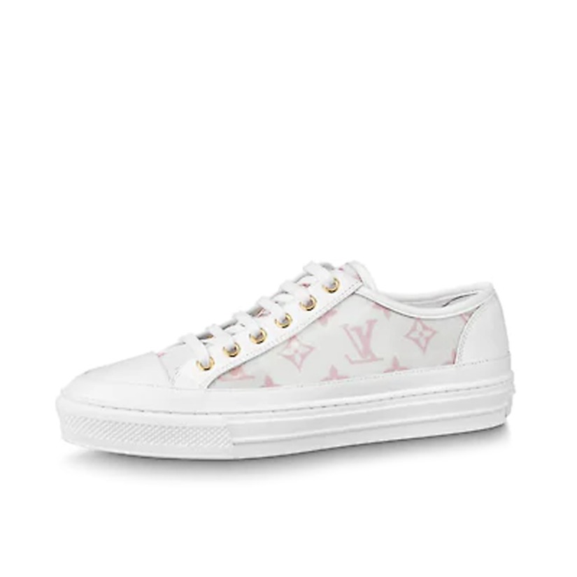 推荐商品：Louis Vuitton Stellar系列 防滑耐磨 轻便透气 舒适时尚 运动休闲鞋 粉红色