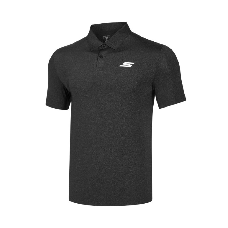 Skechers 速干短袖男运动服宽松休闲半袖POLO衫T恤 P321M027