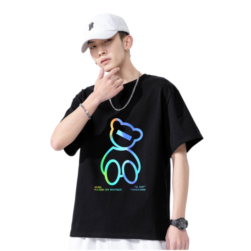 C&A 圆领宽松运动潮流短袖T恤 H20212545MJB