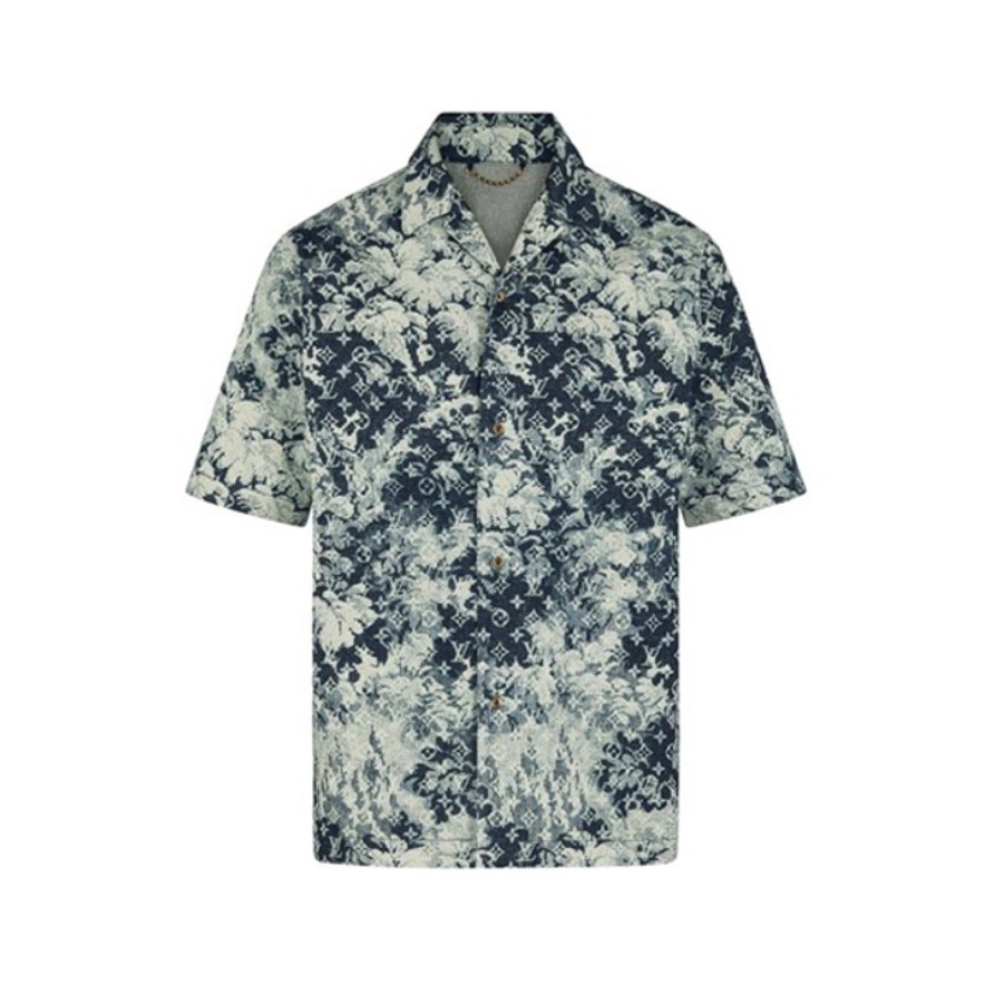 LOUIS VUITTON 扎染挂毯图案夏威夷衬衫