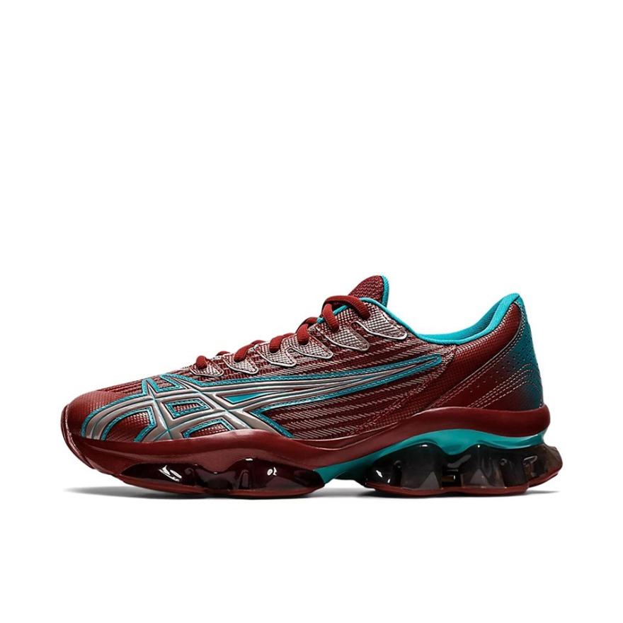 推荐商品：Asics/亚瑟士 Gel-Quantum Levitrack 网布透气 舒适缓震 耐磨防滑 跑鞋 Kiko Kostadinov联名/红色/蓝色