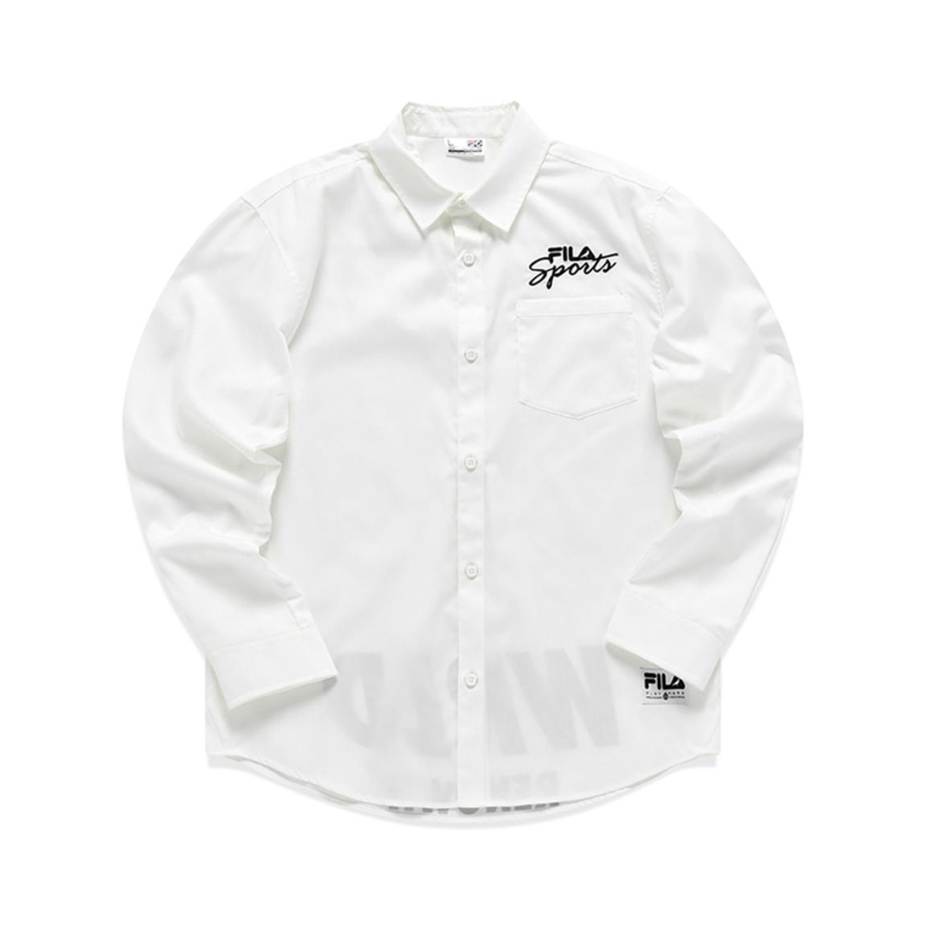 FILA FUSION x STAPLE 联名男士梭织宽松长袖衬衫 T11M134402F