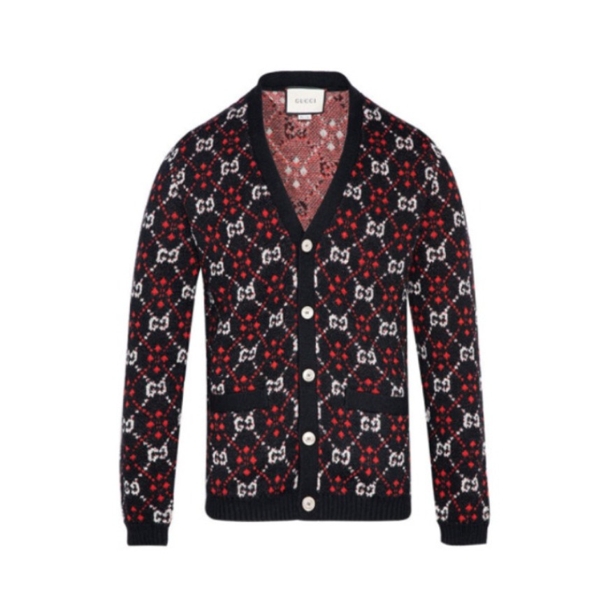 Gucci/古驰 印花针织开衫毛衣 543497 X9Z62