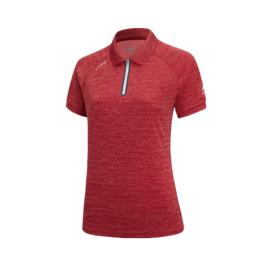 Li Ning 女士翻领休闲舒适速干透气Polo衫 APLQ066