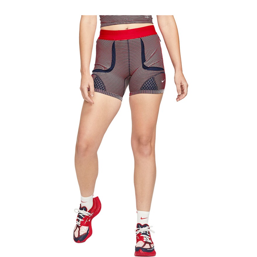 Nike 透气带兜运动短裤 女装 CU1583