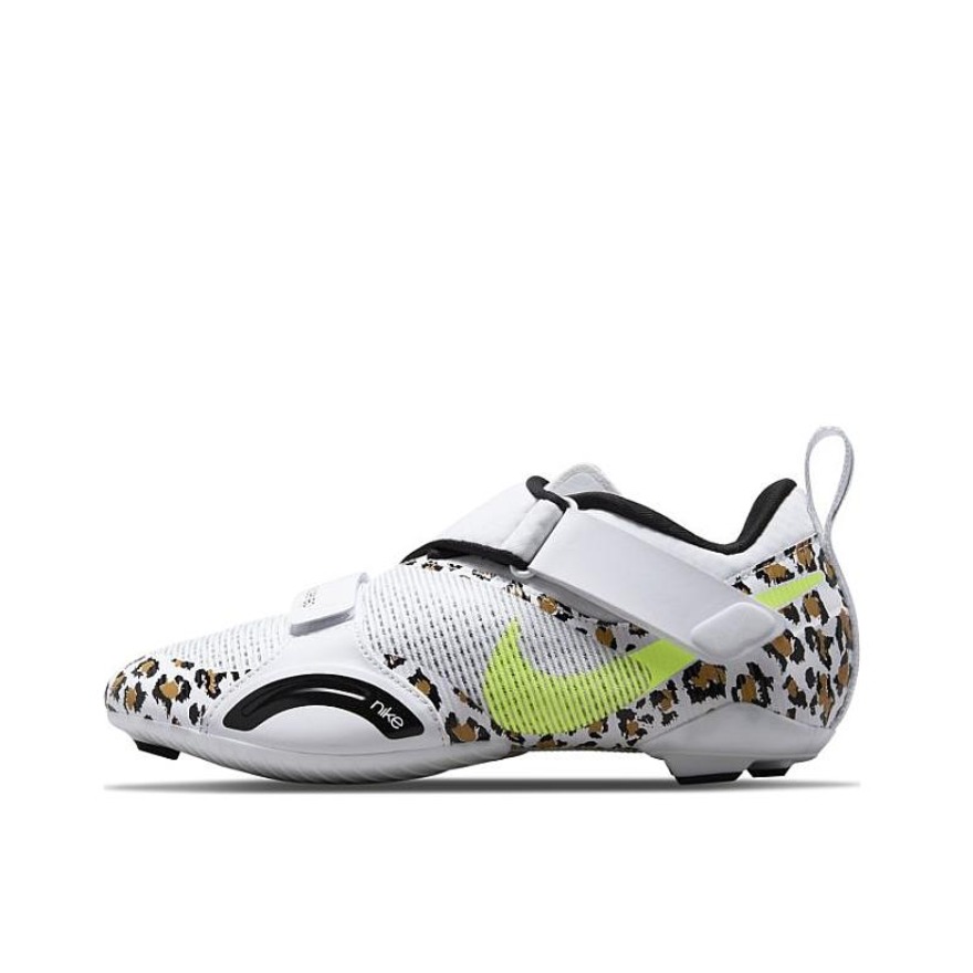 推荐商品：Nike SuperRep Cycle 防滑耐磨 轻便透气 舒适减震 织物 骑行鞋 白色/黑色/豹纹