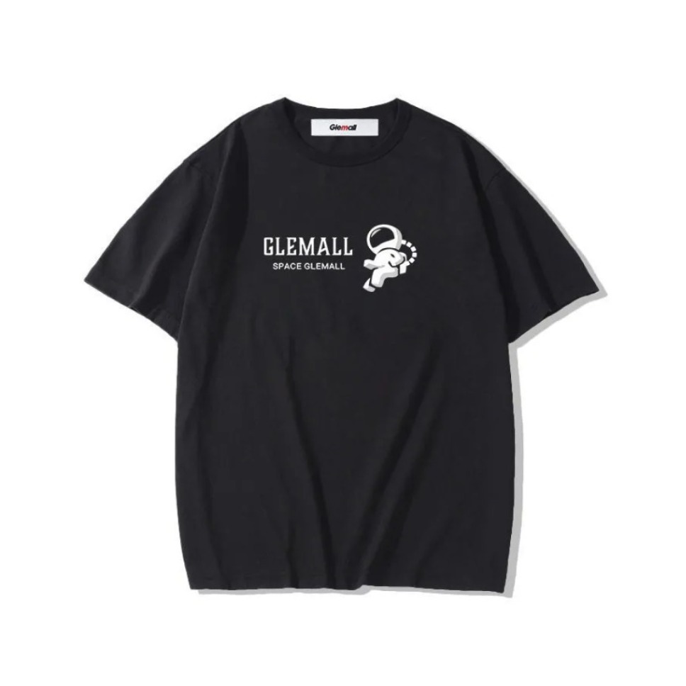 Glemall 简约宇航员印花宽松短袖T恤