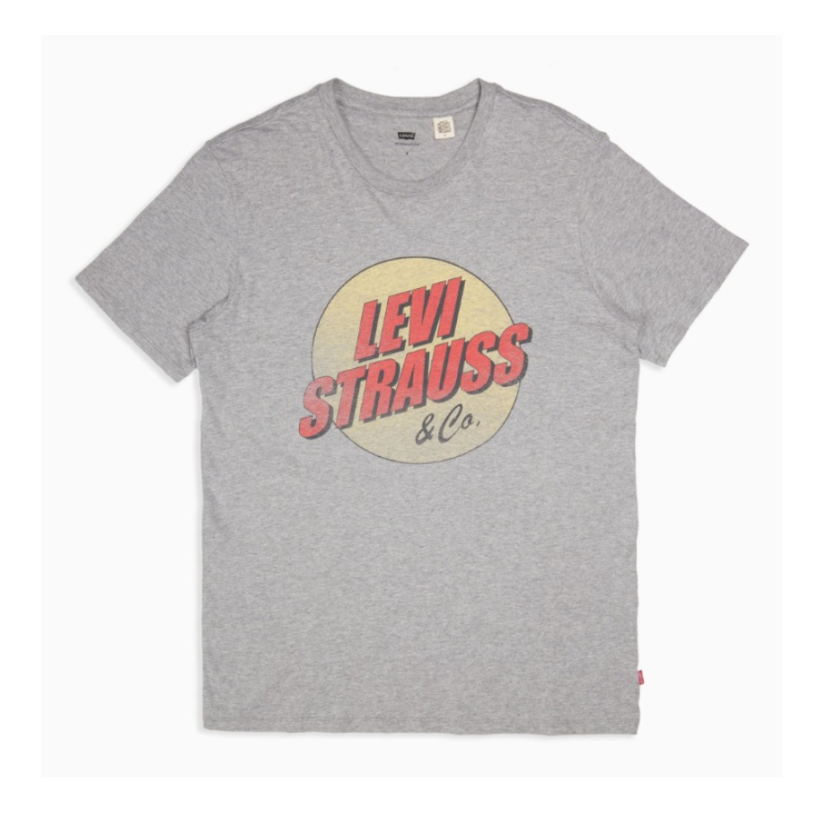 Levi's 圆领纯棉印花短袖T恤 男女同款 22491-0405