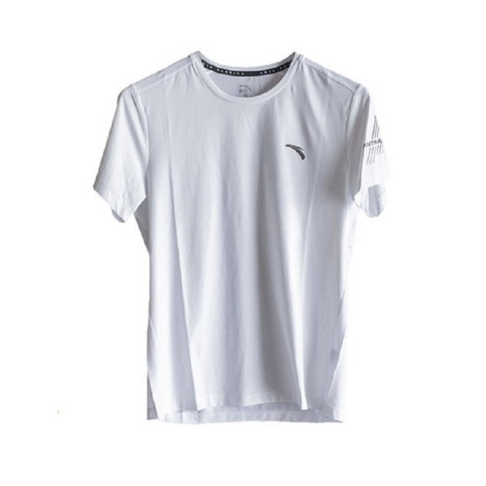 Anta 速干logo印花圆领T恤 15935147