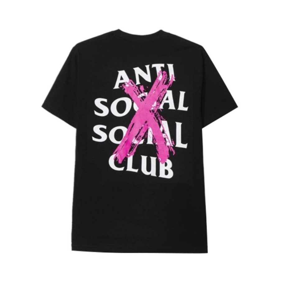 Anti Social Social Club 禁穿交差印花休闲印花图案短袖T恤 男女同款