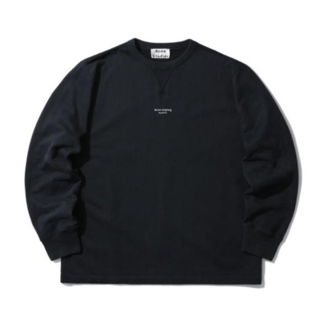 Acne Studios Logo印花圆领套头长袖卫衣 男女同款