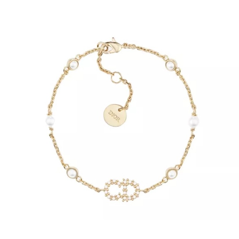 Dior/迪奥 Chair D Lune系列 珍珠字母手链 B0668CDLRS