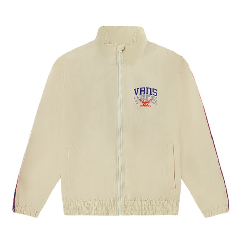 Vans 骷髅趣味图案印花立领夹克 男女同款 VN0A54JSZ6K1