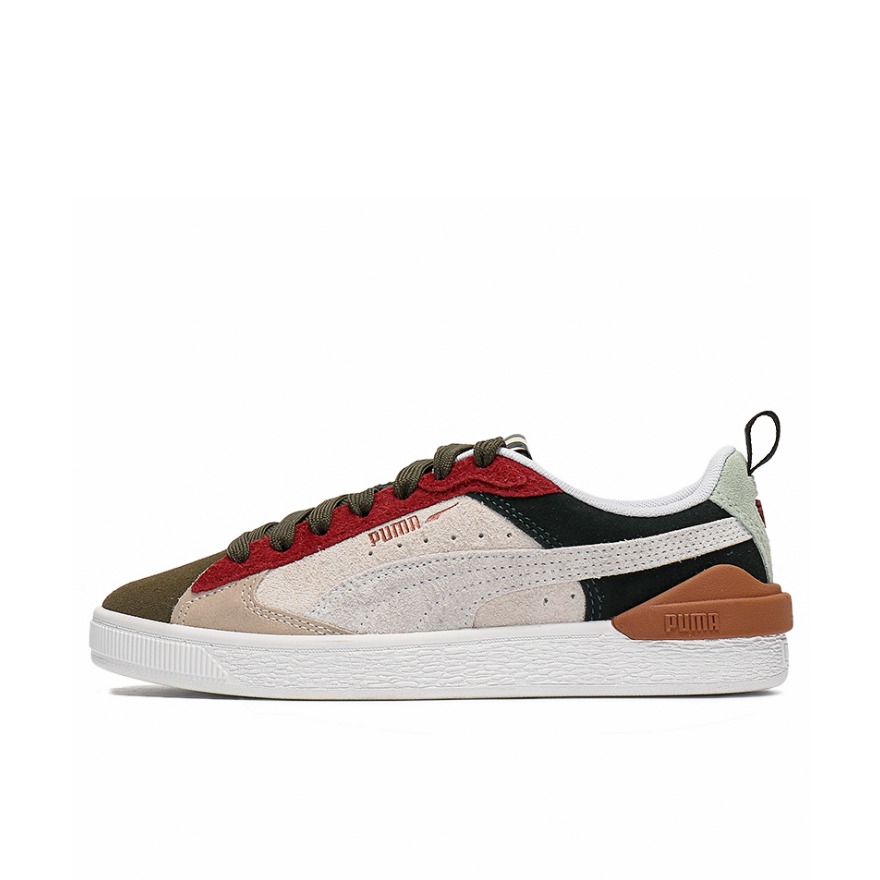 推荐商品：Puma/彪马 Suede Bloc 板鞋 经典百搭复古舒适透气防滑耐磨减震 黑色/红色/白色