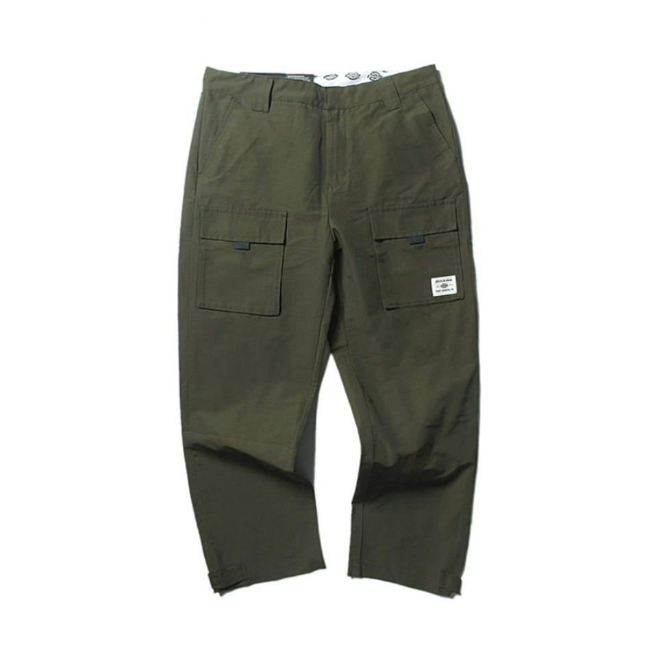 Dickies 多口袋魔術(shù)貼多袋束腳工裝褲 DK007430