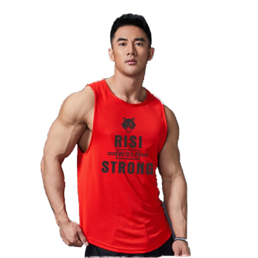 Workout Wolf/撸铁狼 宽松速干背心 WOW1078