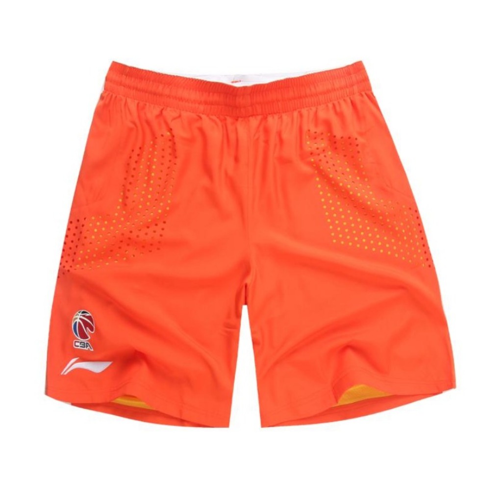 Li Ning 男CBA赞助12-13赛季福建队第二客场篮球比赛五分短裤 AAPG535