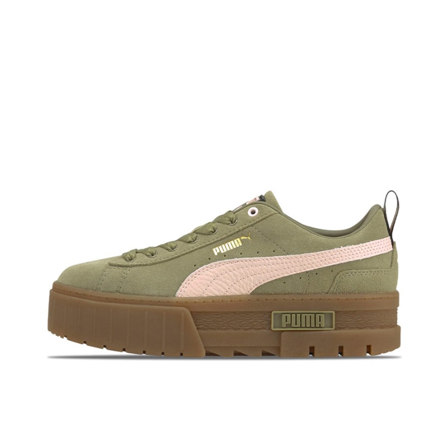 推荐商品：Puma/彪马 mayze gum 舒适 防滑耐磨 复古百搭 厚底鞋 绿色