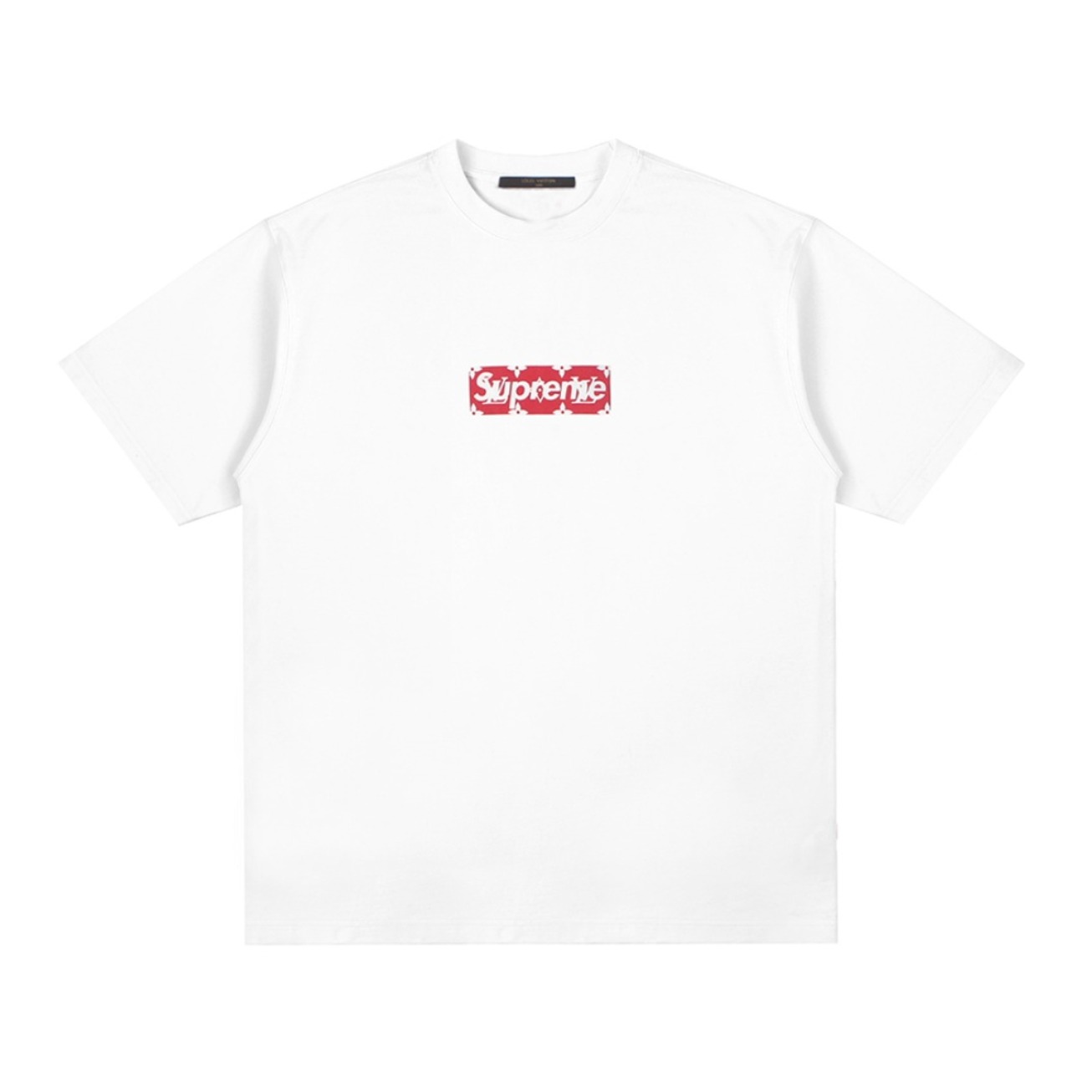 Supreme x LOUIS VUITTON 联名款 字母徽标组合Box logoT恤