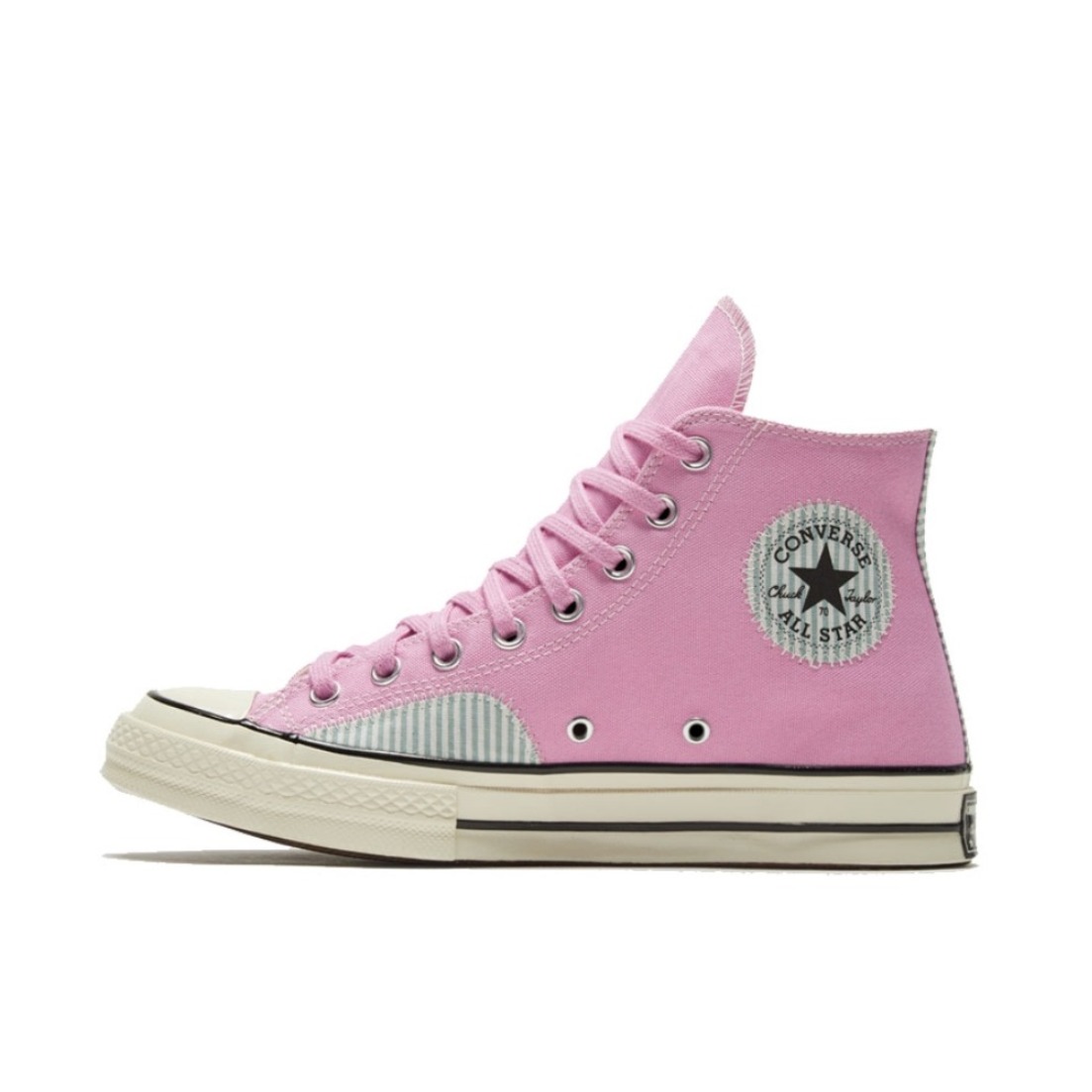推荐商品：Converse/匡威 1970s 帆布鞋 圆头防滑经典复古轻便时尚拼接百搭 粉色/补丁