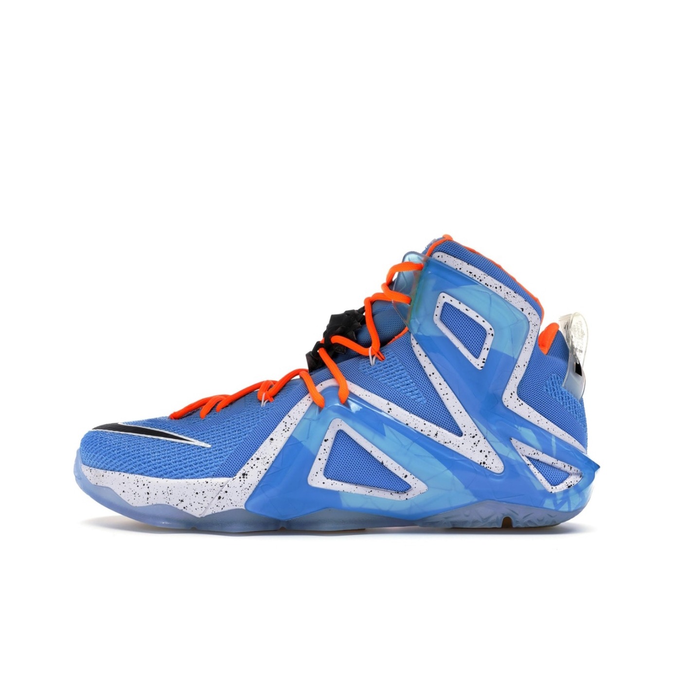 推荐商品：Nike Zoom LeBron 12 詹姆斯 防滑耐磨 缓震支撑 实战 织物 圆头 舒适百搭 中帮 篮球鞋 Elite Elevate 精英蓝
