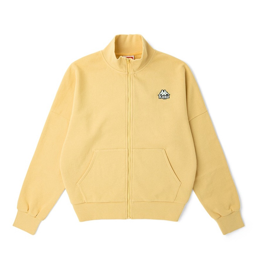 Kappa 女装 图案印花开衫长袖上衣立领夹克 K0B62WK75D