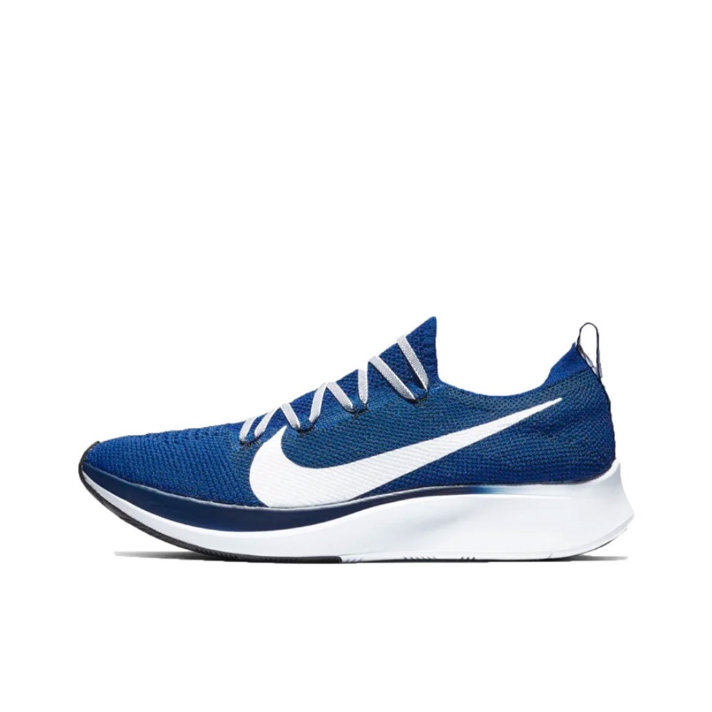 推荐商品：Nike Zoom Fly Flyknit 跑鞋 防滑耐磨舒适透气轻便缓震编织织物气垫泡棉马拉松 Blue 深宝蓝