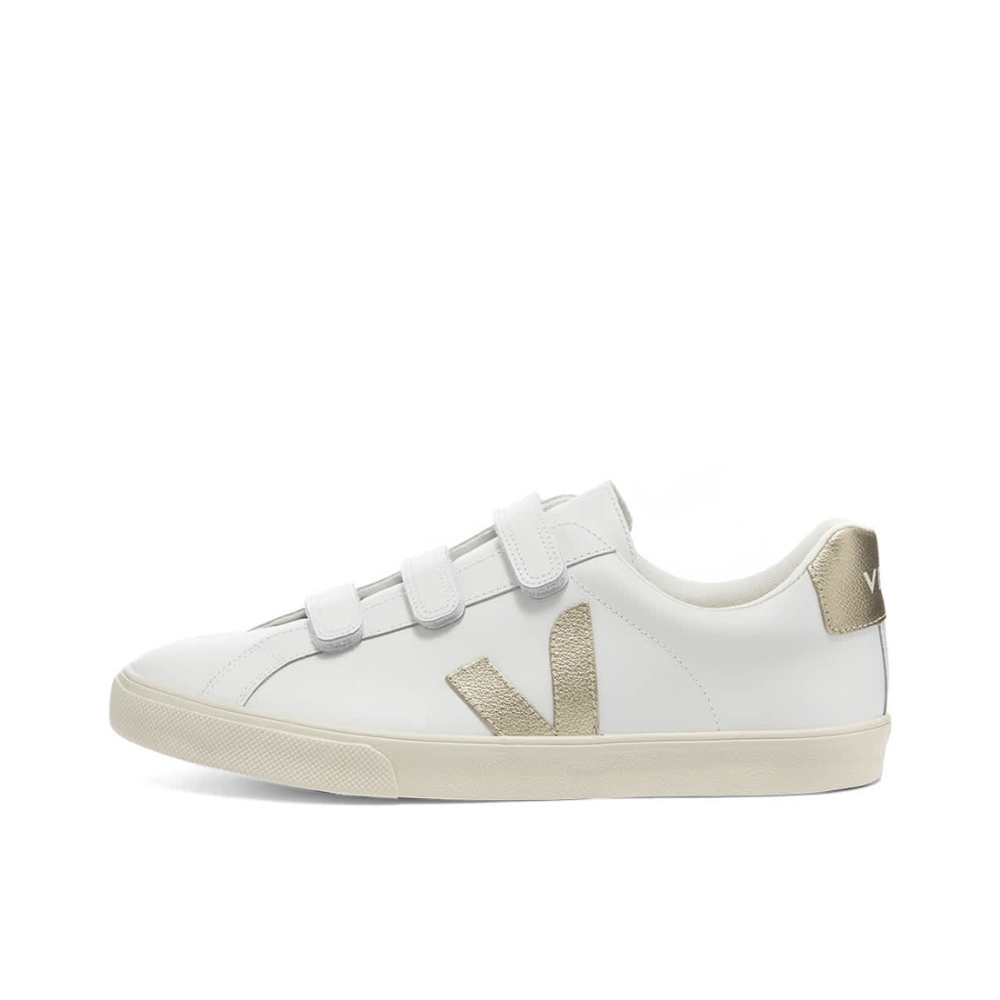 推荐商品：Veja V-Lock 防滑耐磨 舒适轻便 时尚 运动休闲鞋 WHITE / GOLD 白金