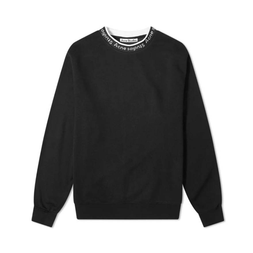 Acne Studios 徽标领口圆领套头卫衣 男女同款 BI0078-900