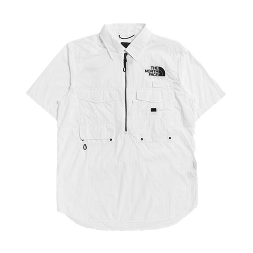 The North Face  UE系列 Utility Shirt 男女同款轻薄防水工装短袖衬衫   NF0A49D6