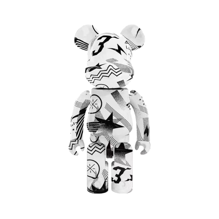 Bearbrick/积木熊 澳门限定款李宁韦德之道积木熊公仔 潮流公仔