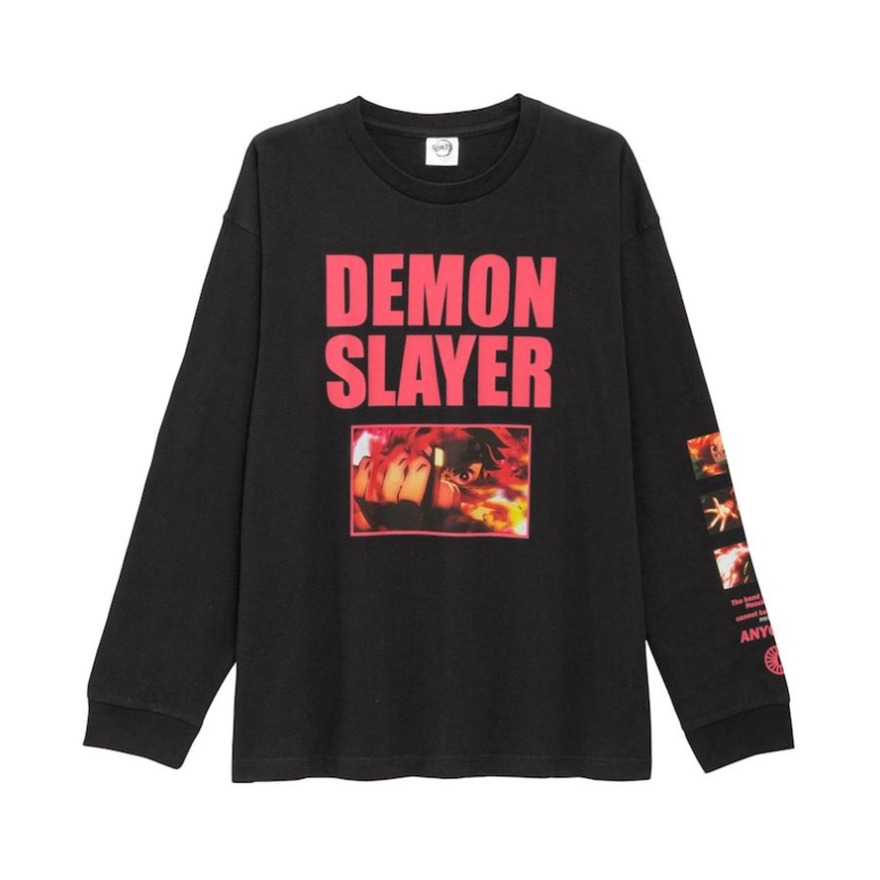 GU 鬼灭之刃联名系列 Demon Slayer 长袖T恤