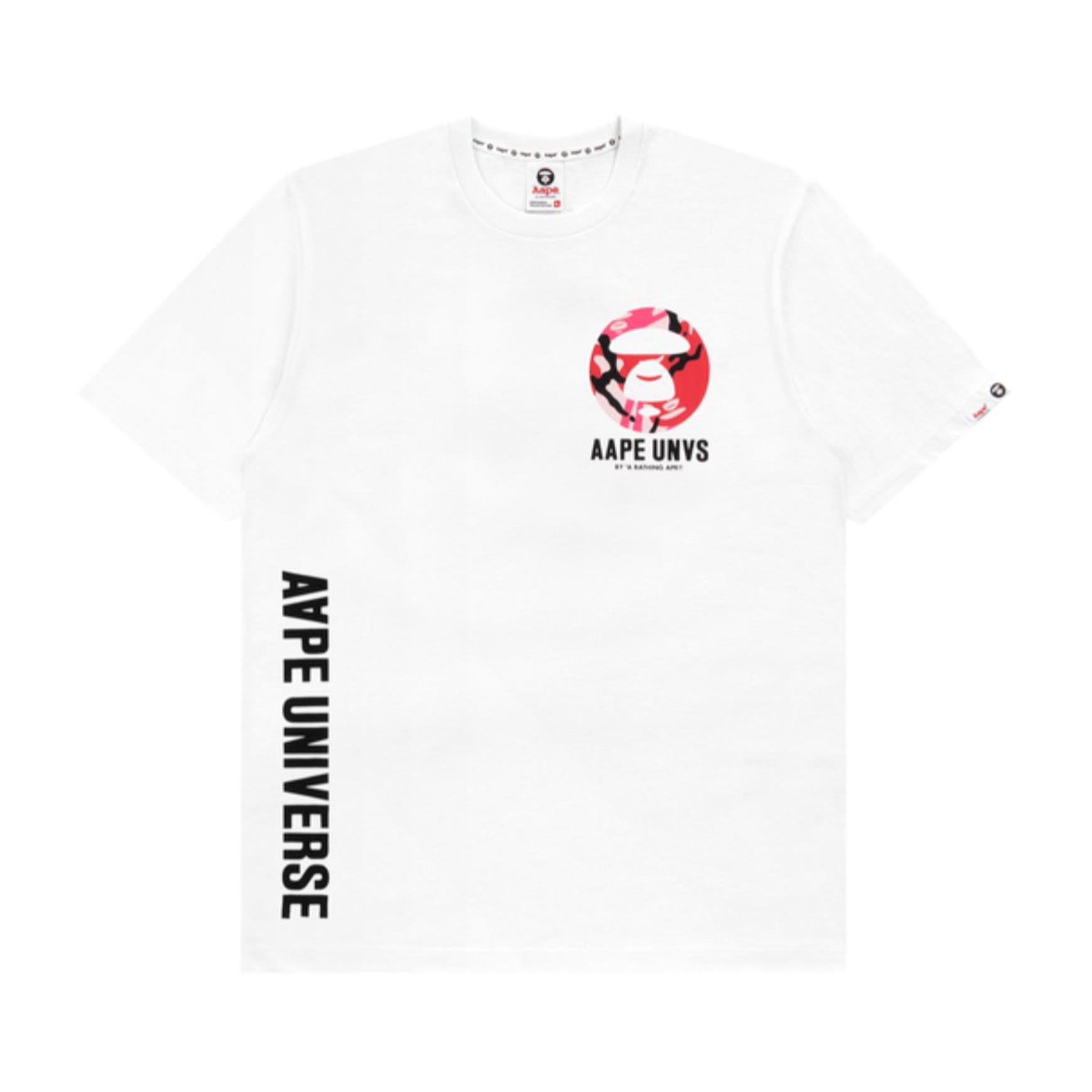Aape 猿颜X-BONE迷彩字母印花短袖T恤 0445