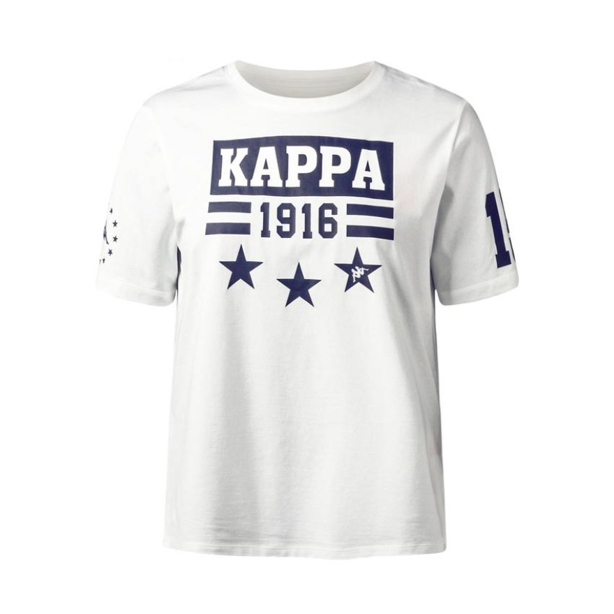 Kappa 女装 印花圆领短袖T恤 K0722TD11F