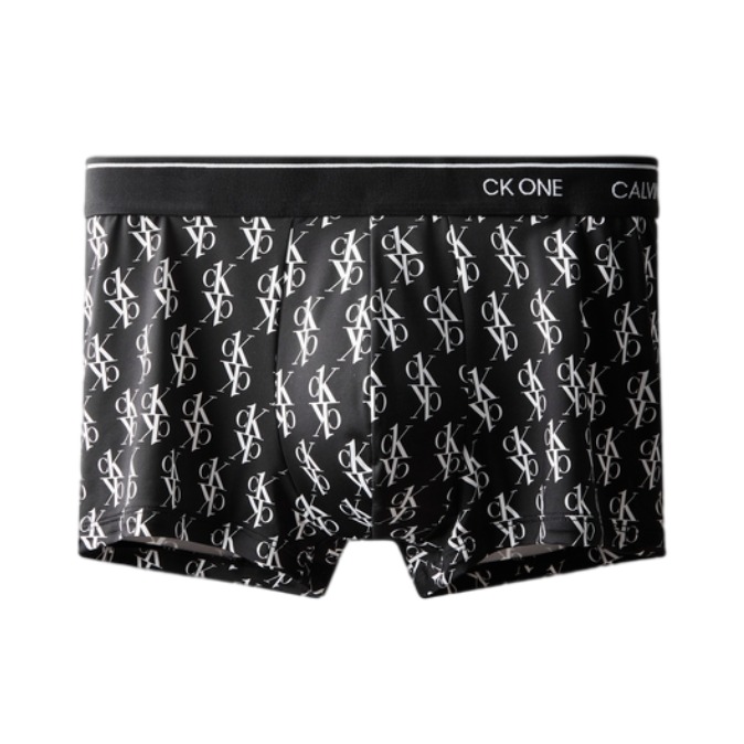 【张艺兴同款】Calvin Klein 2024SS ONE系列心动无限低腰透气有引力带贴身防夹臀男士平角内裤